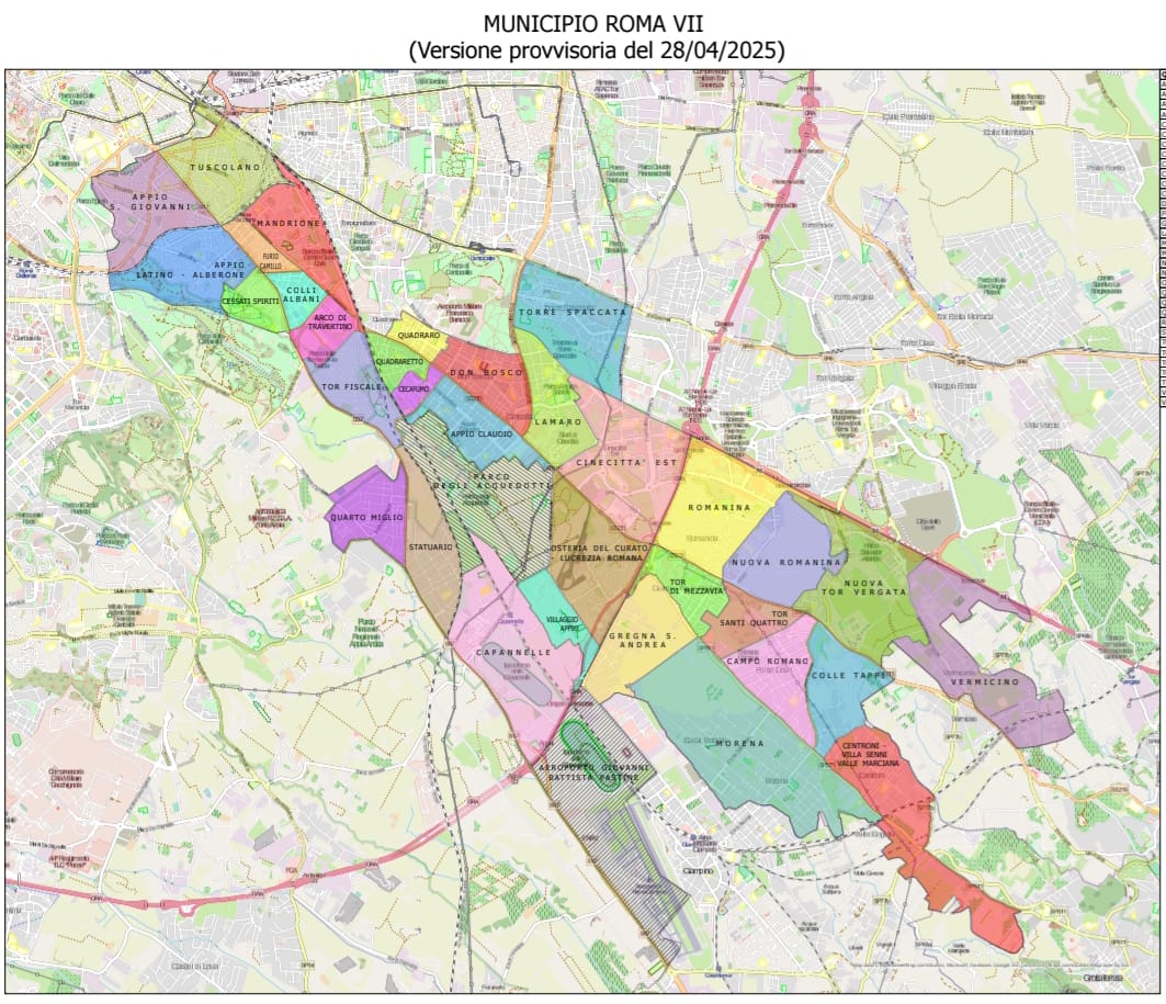Nuova mappatura Municipio VII